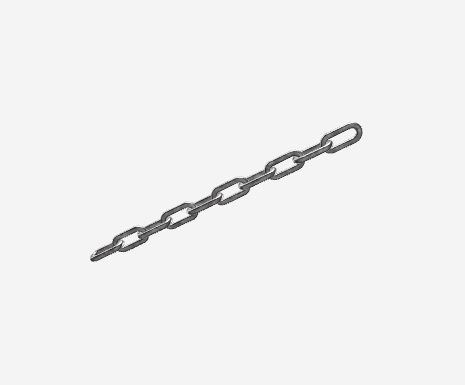 Bremick Chain Gal 7mm - Per M