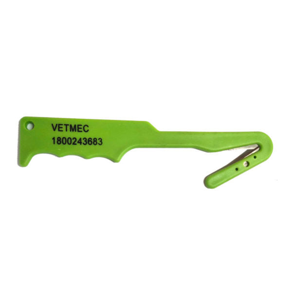 Vetmec Ear Tag / Twine Cutter Green