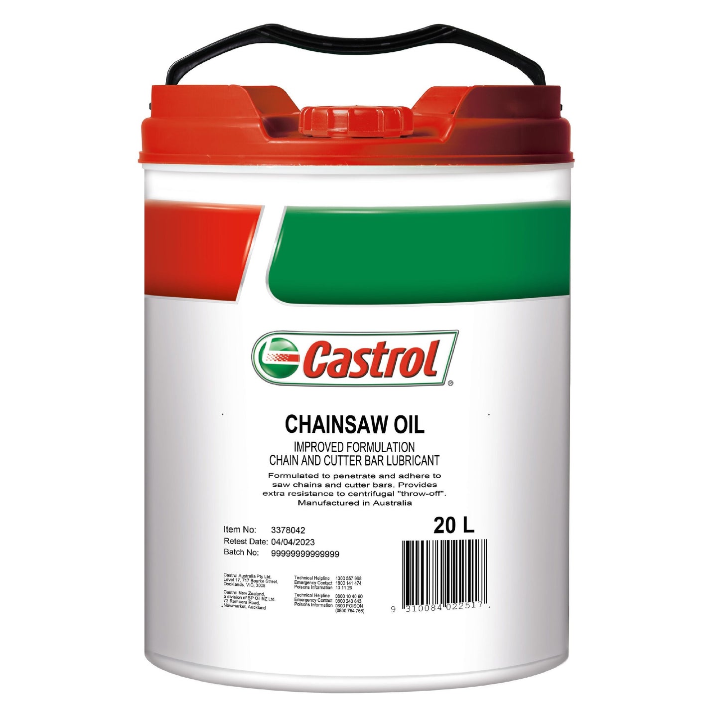 Castrol Chainsaw Oil Chain & Bar 20l