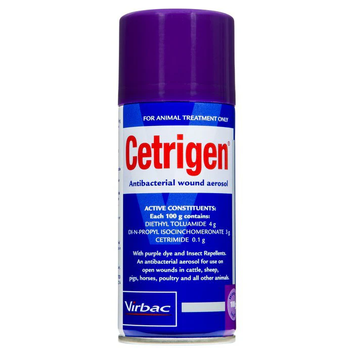 Virbac Cetrigen Antibacterial Aerosol 100g