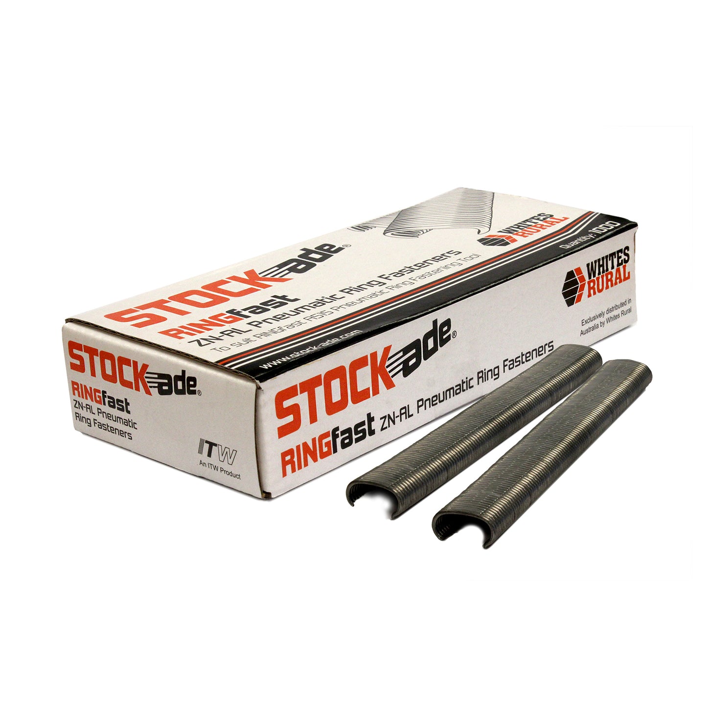 Whites Stock-ade Pneumatic Ringfast Clips 1000pk
