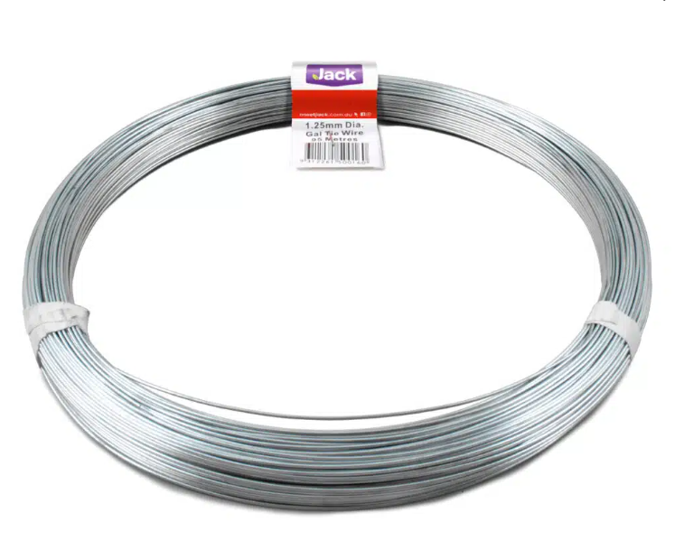 Whites Tie Wire Gal 1.25mm 95m