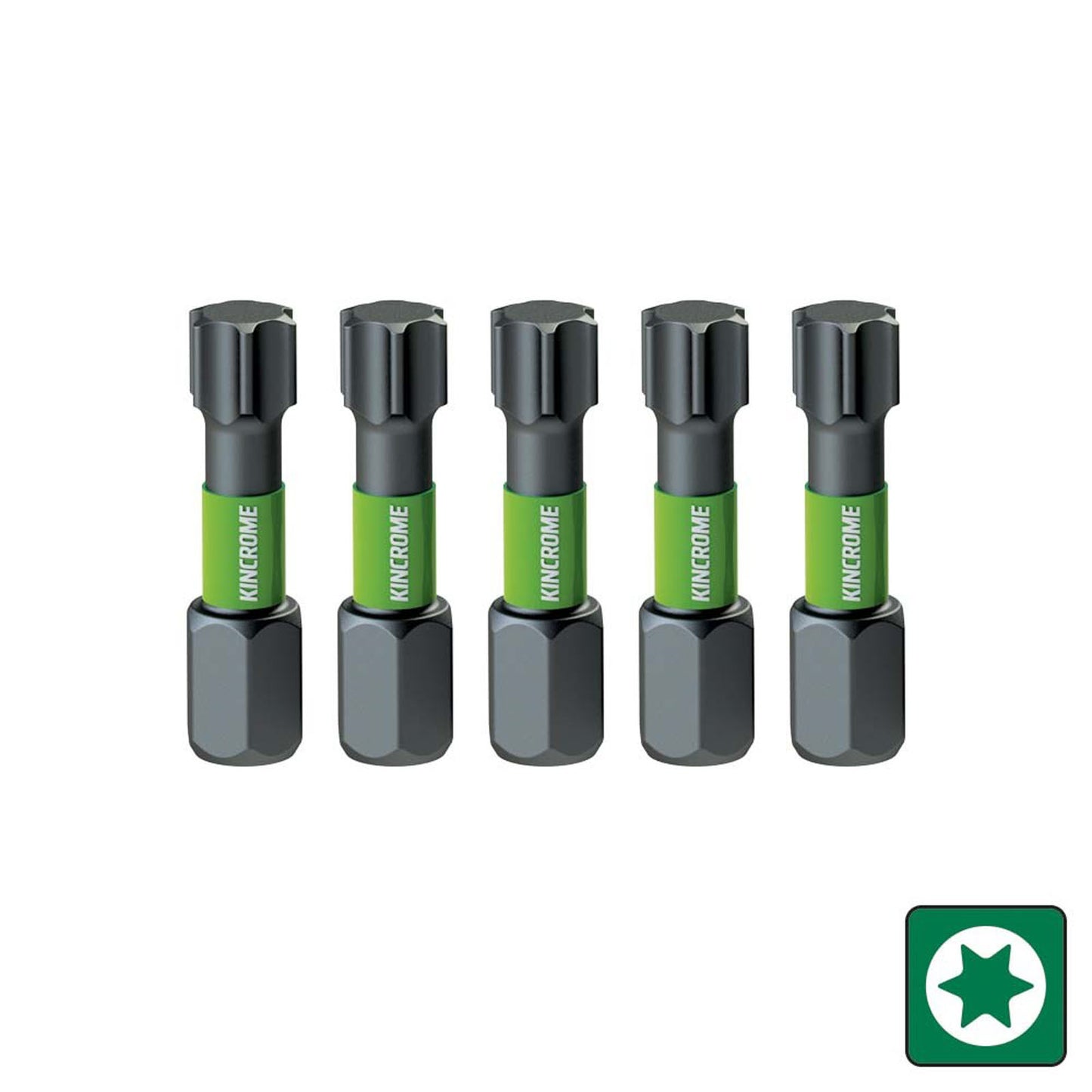 Kincrome Impact Bits 5pc (t25) (25mm)