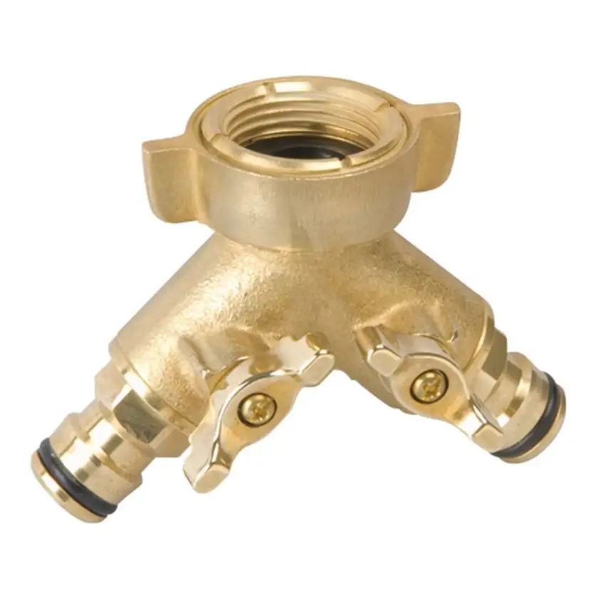 Garden Pride 12mm Brass Tap Adapter (y Switch)