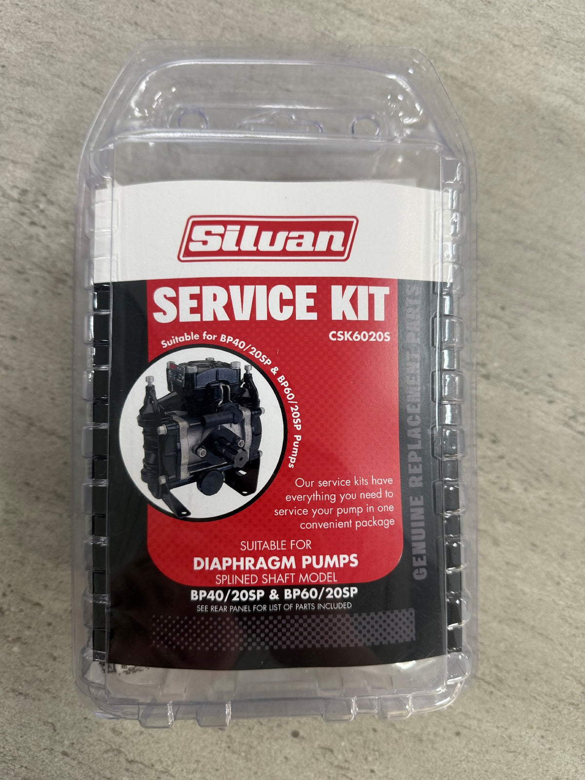 Silvan Full Service Kit Suitable For Bp40/20sp & Bp60/20sp Pumps