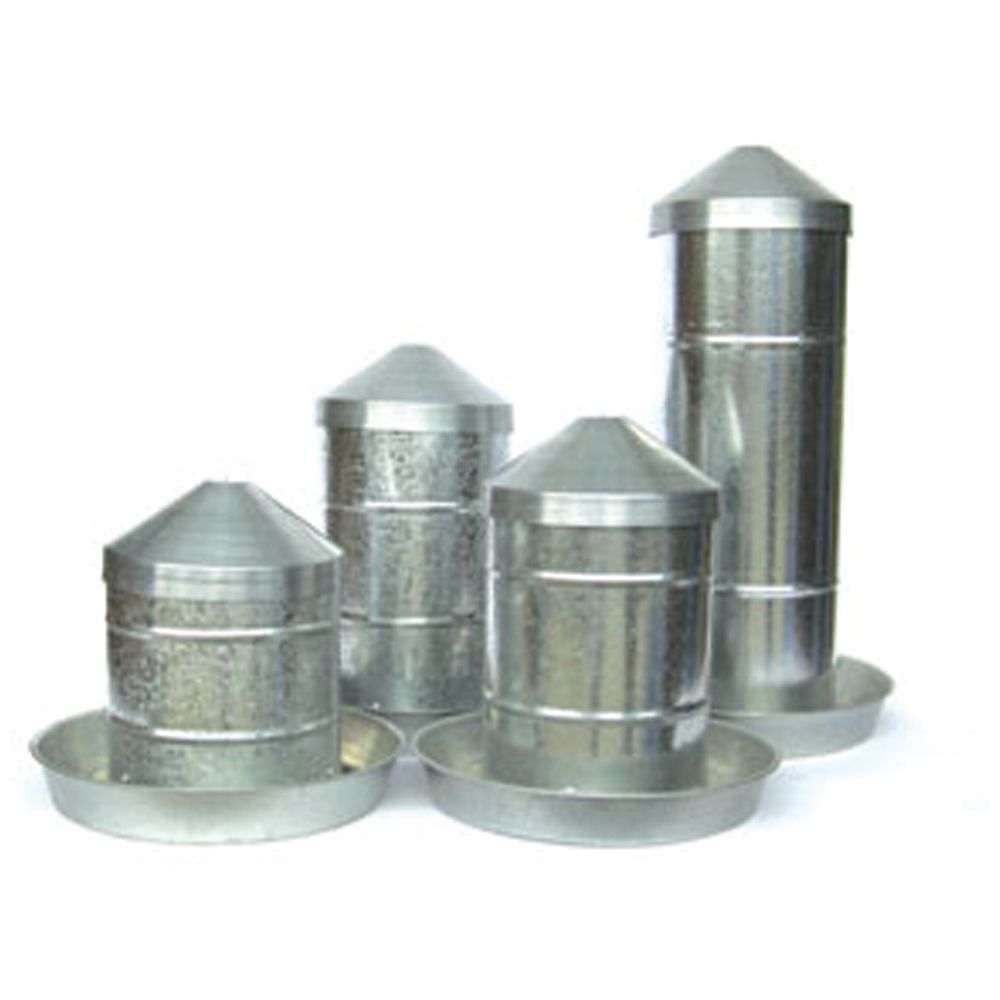 Galvanised Hanging Poultry Feeder 15kg