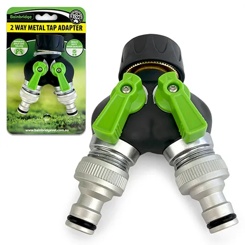 Bainbridge 2 Way Metal Tap Adapter