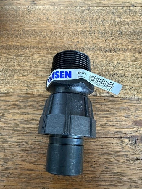Hansen 32mm Male Straight Coupling