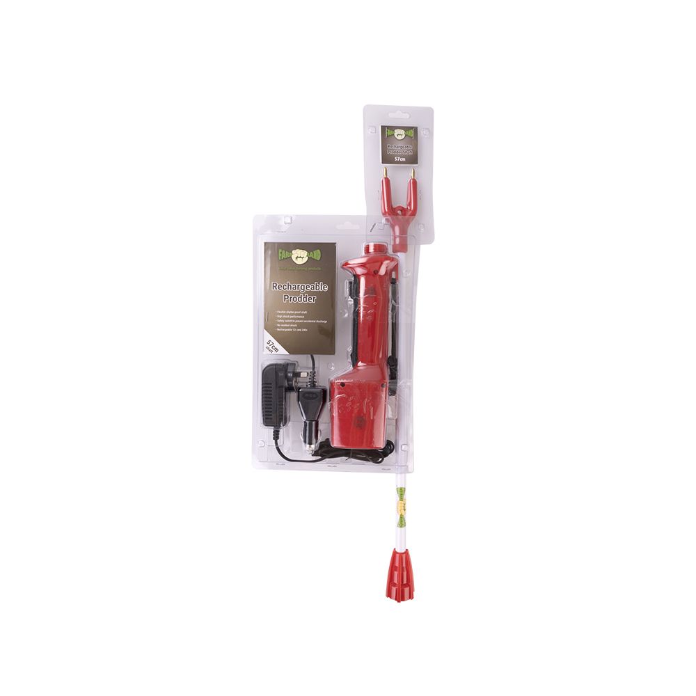 Shoof Red Rechargeable Prodder With 57cm Shaft (no Light)
