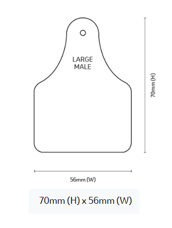 Allflex Eartag Large Male