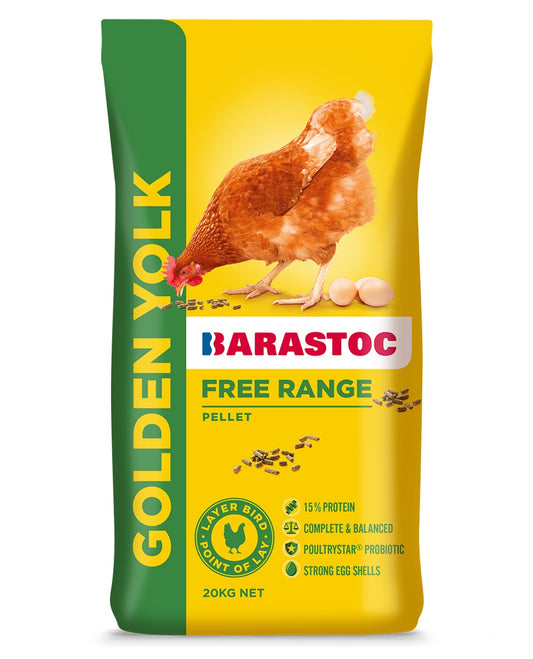 Barastoc Golden Yolk Layer Pellets 20kg 