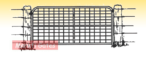 Markfi Heavy Duty Cross Bar Gate 10ft / 3.0m [sz:3.0]