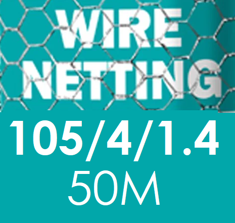 Southern Wire 105/4/1.4mm Hg Wire Netting 50m 