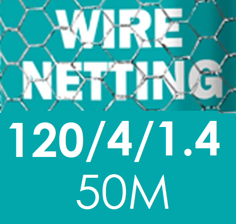 Southern Wire 120/4/1.4mm Hg Wire Netting 50m 