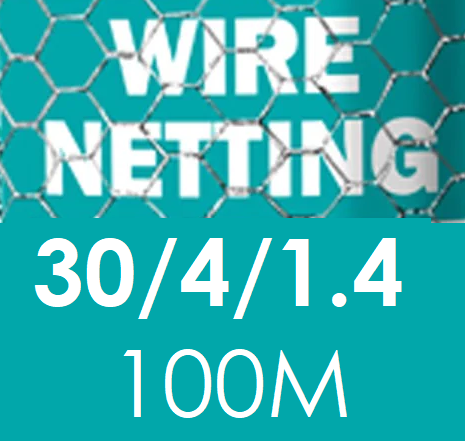 Southern Wire 30/4/1.4mm Hg Wire Netting 100m 