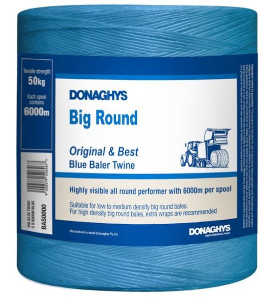 Agri Novatex Big Roll Twine Blue 6000m X 2pk