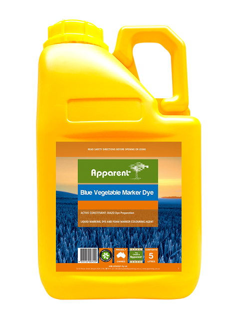 Apparent Blue Veg. Marker Dye 5l 