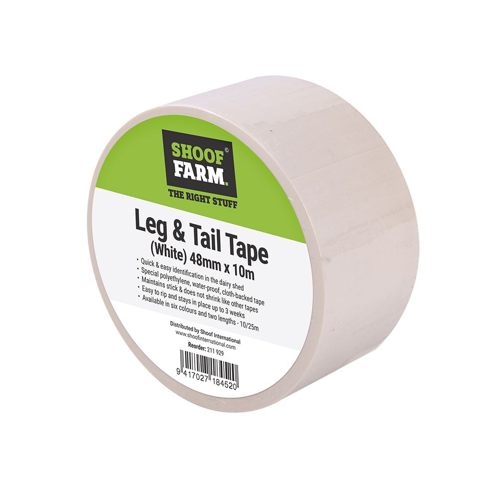 Shoof Leg Tape 4.8mm X 10m White