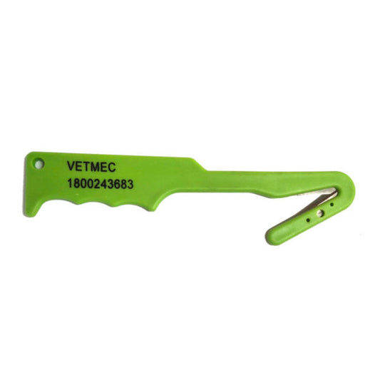 Vetmec Ear Tag / Twine Cutter Green