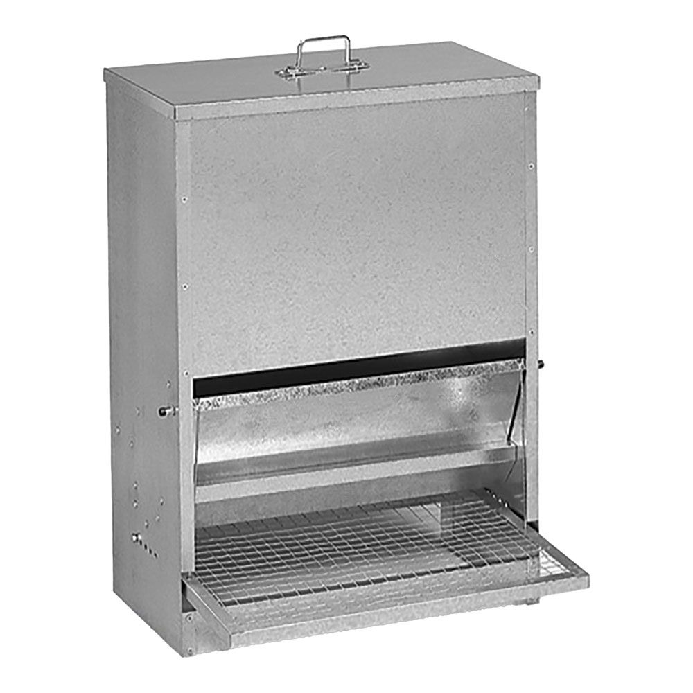 Shoof Poultry Feeder Galvanized Treadle 10kg 