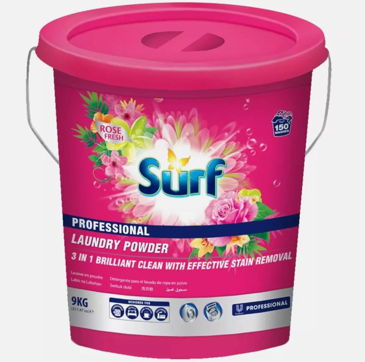 Surf Pro Rose Fresh Laundry 9kg Bucket