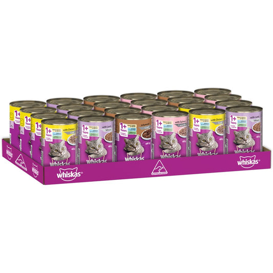Whiskas Mixed Variety Cans 24 X 400g