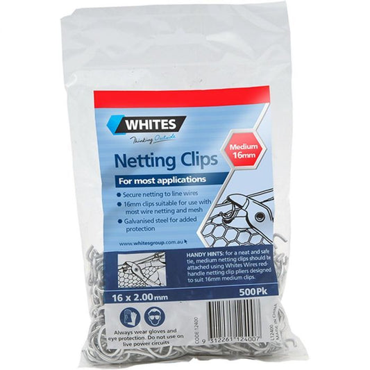 Netting Clips 16 X 2.00mm Qty500