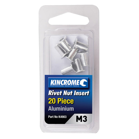 Kincrome Rivet Nut Insert 20pc (m3) 
