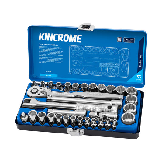 Kincrome Socket Set 33pc Metric