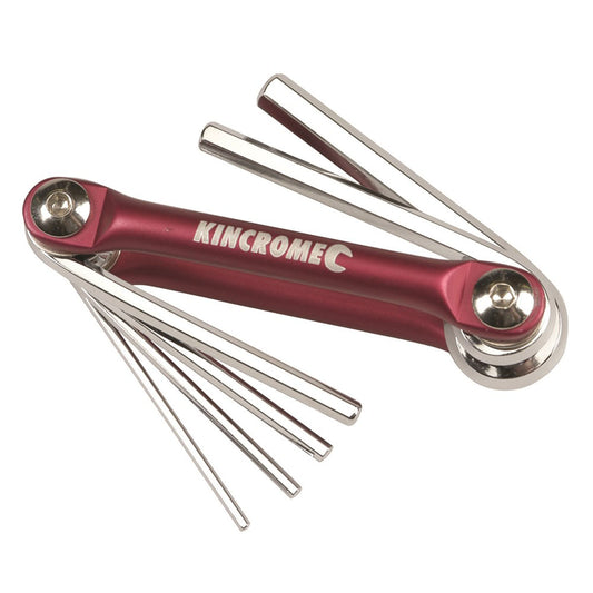 Kincrome Folding Hex Key Set 6pc 