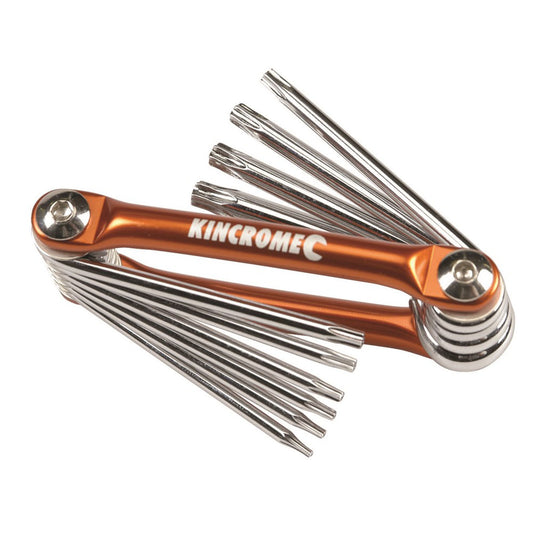 Kincrome Folding Tamperproof Torx Set 10pc 