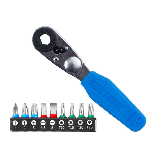 Kincrome Mini Ratchet Bit Set 10pc