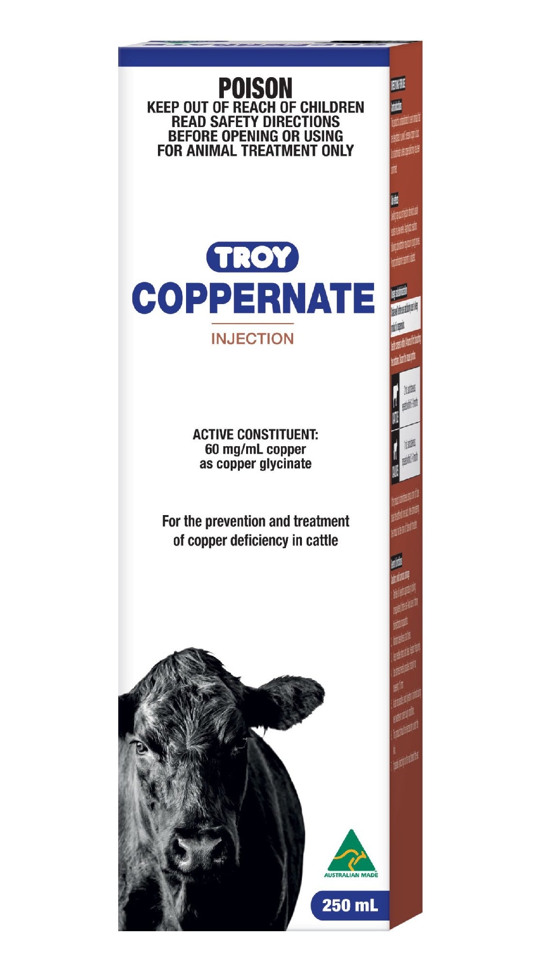 Troy Coppernate 250ml Copper Injection 