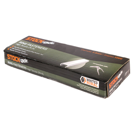 Whites Ring Fasteners 2.0mm 1000pk 