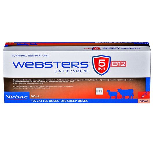 Virbac Websters 5 In 1 + B12 500ml