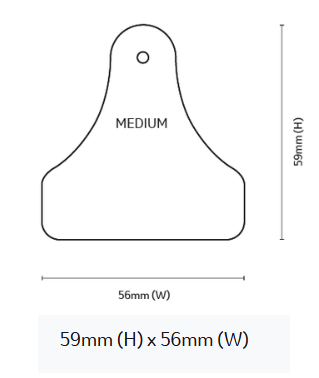 Allflex Eartag Medium Male [clr:white]