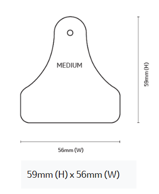 Allflex Eartag Medium Female [clr:white]