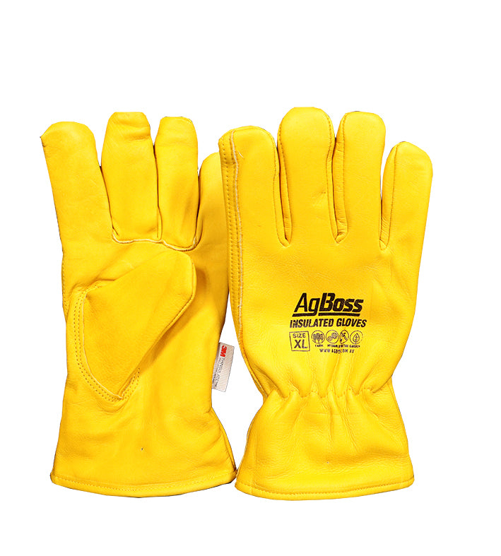 Agboss 3m Thinsulate Leather Gloves [sz:large]