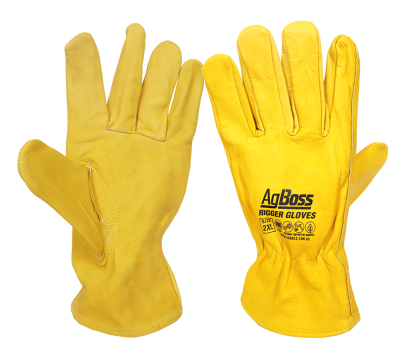 Agboss Rigger Leather Gloves [sz:large]