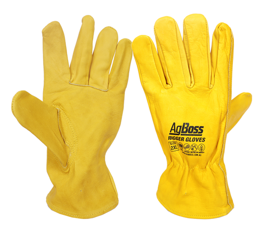 Agboss Rigger Leather Gloves [sz:large]