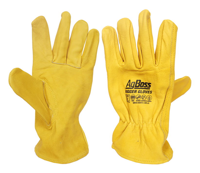 Agboss Rigger Leather Gloves [sz:large]