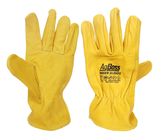 Agboss Rigger Leather Gloves [sz:large]