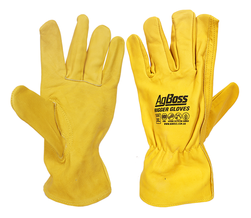 Agboss Rigger Leather Gloves [sz:large]