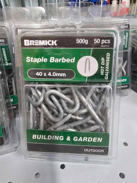 Bremick Staples 40mm X 4mm 500g 