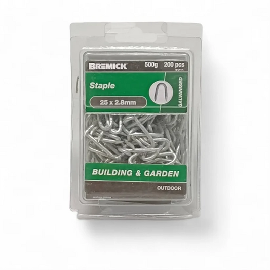 Bremick Staples 25mm X 2.8mm 500g 