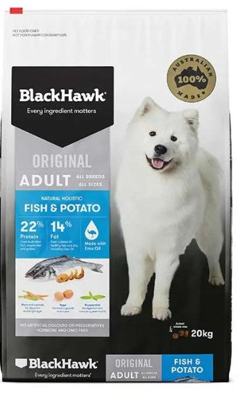 Blackhawk Adult Fish & Potato 20kg
