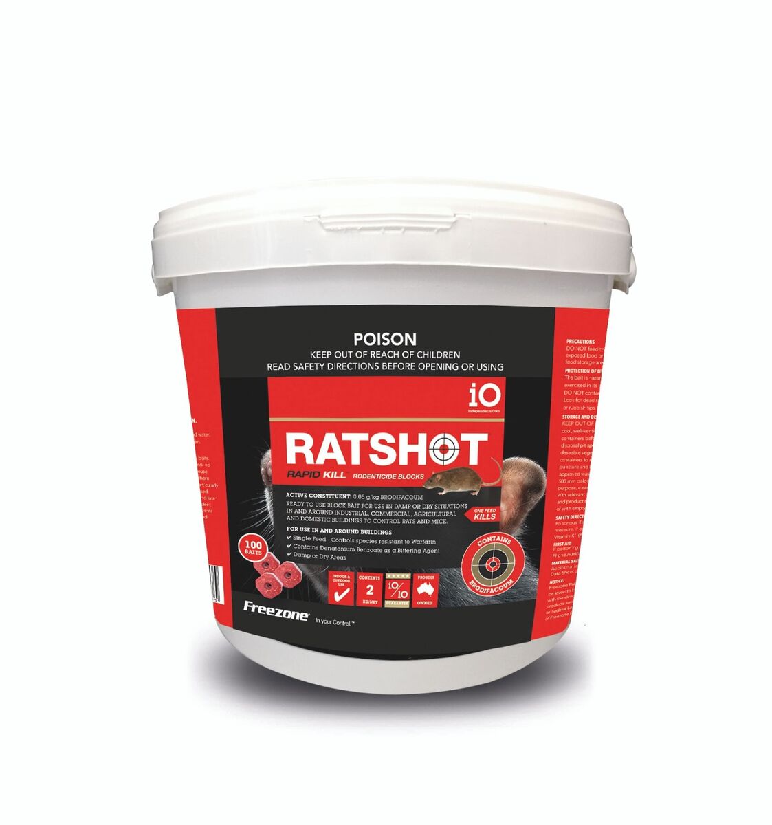 Io Ratshot Blocks Red 2kg