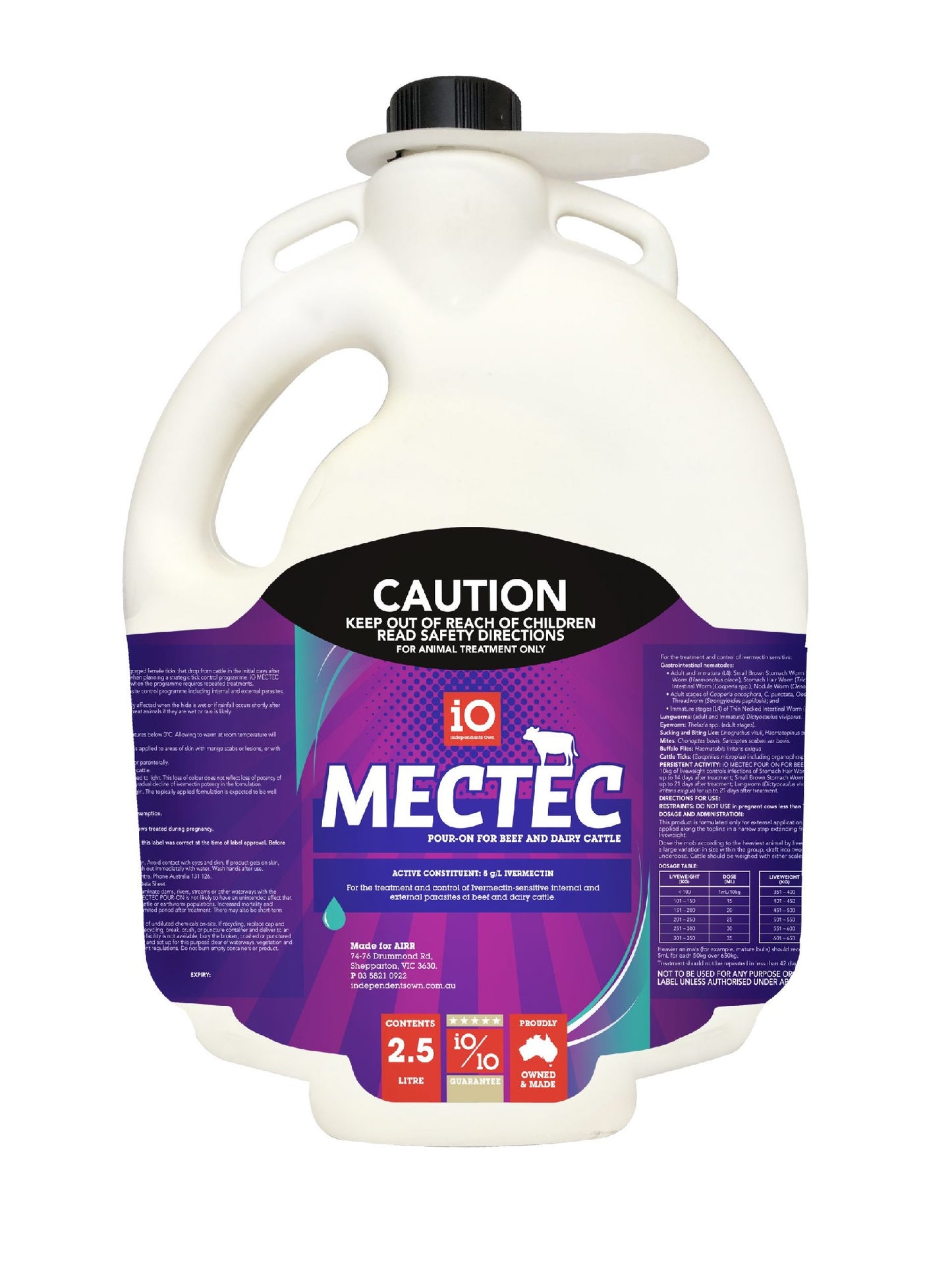 Io Mectec Pour On [sz:2.5l]