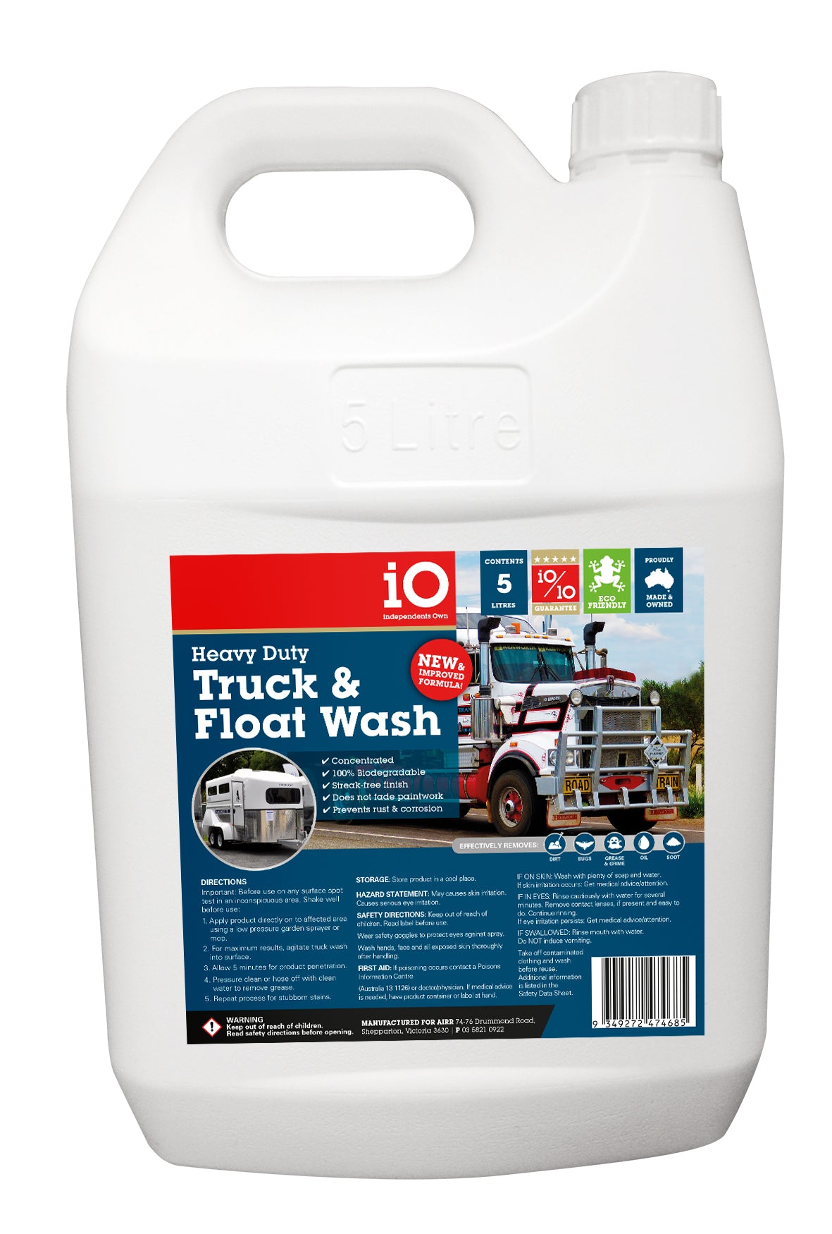 Io Truck & Float Wash 5l 