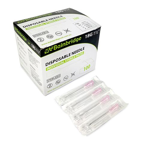 Bainbridge Disp. Needles Pk100 [sz:16g .5"]